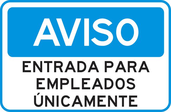 Entrada Para Empleados Únicamente Simbologic