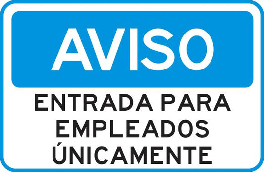Entrada Para Empleados Únicamente Simbologic