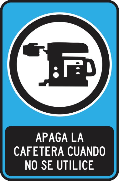 Apaga La Cafetera Cuando No Se Utilice Simbologic