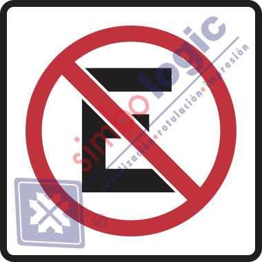 No Estacionarse Simbologic