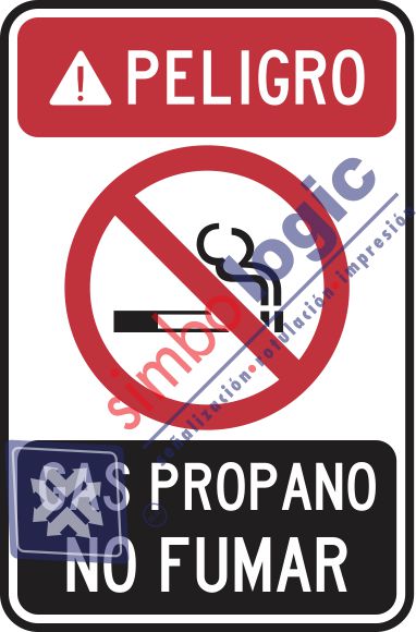 No Fumar, Gas Propano Simbologic