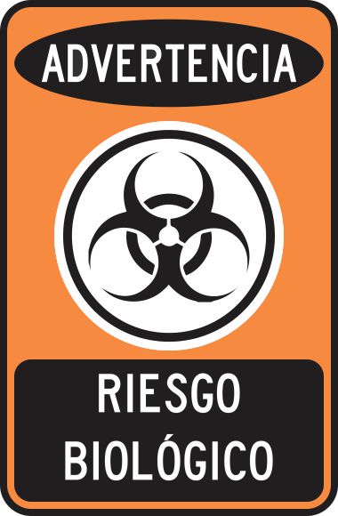 Advertencia Riesgo Biológico Simbologic