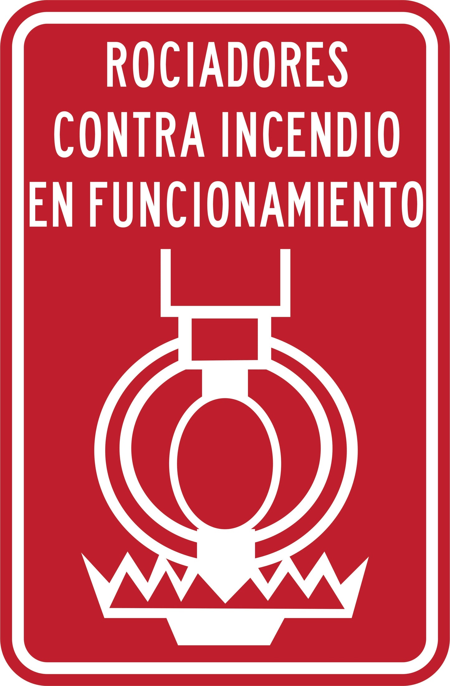 ROCIADORES CONTRA INCENDIO EN FUNCIONAMIENTO Simbologic