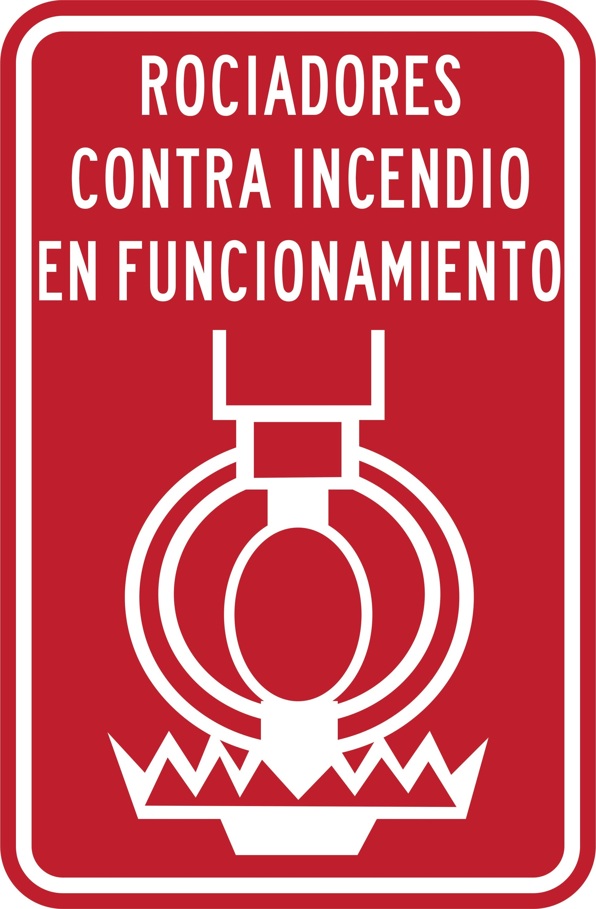 ROCIADORES CONTRA INCENDIO EN FUNCIONAMIENTO Simbologic