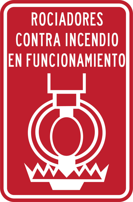 ROCIADORES CONTRA INCENDIO EN FUNCIONAMIENTO Simbologic