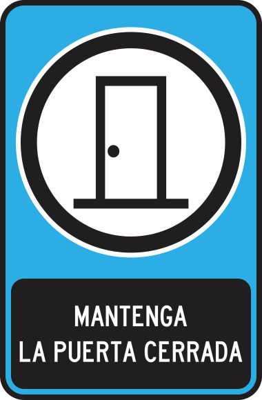 Mantenga La Puerta Cerrada Simbologic