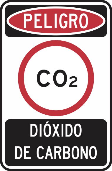 Peligro (Co2) Dioxido De Carbono Simbologic