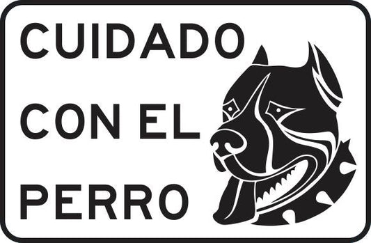 CUIDADO CON EL PERRO Simbologic