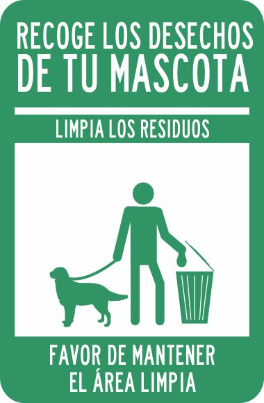 Recoge Los Desechos De Tu Mascota Simbologic