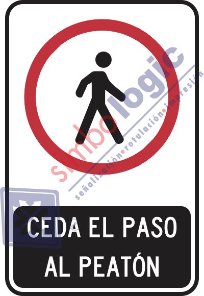 Ceda El Paso Al Peaton Simbologic