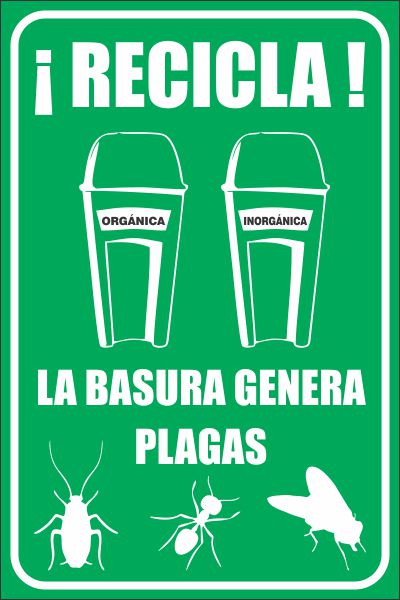 Recícla! La Basura Genera Plagas Simbologic