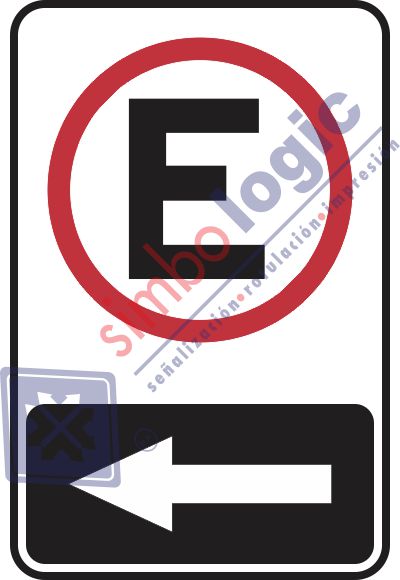 Estacionamiento Flecha Izquierda Simbologic