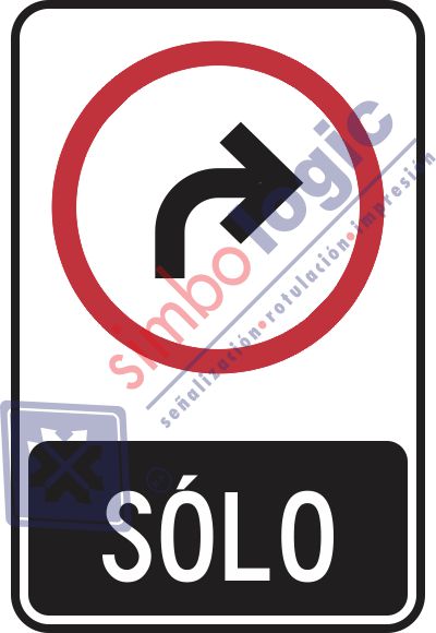 Estacionamiento Curva Derecha Simbologic
