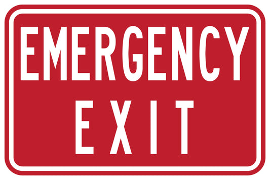 EMERGENCY EXIT Simbologic