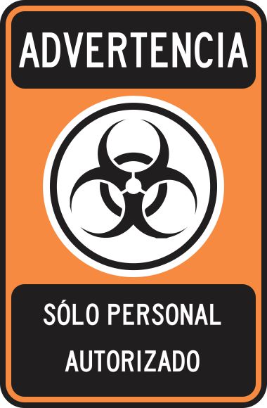 Advertencia Solo Personal Autorizado Simbologic