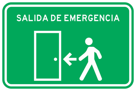 Salida De Emergencia Puerta Izquierda Simbologic