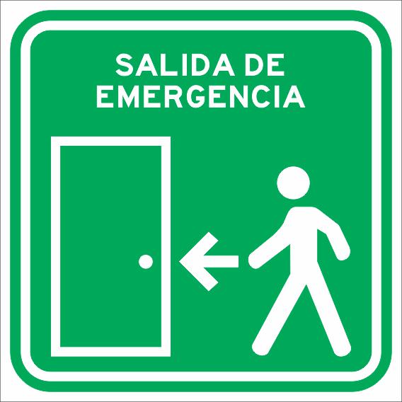 Salida De Emergencia Puerta Izquierda Simbologic