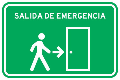 Salida De Emergencia Puerta Derecha Simbologic