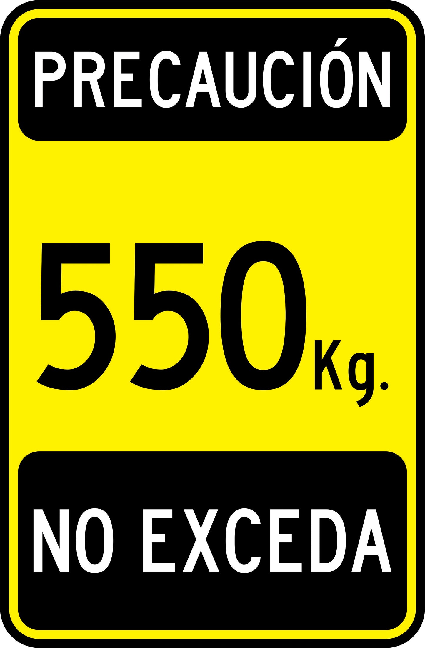 PRECAUCION 550 Simbologic